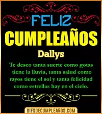 GIF Frases de Cumpleaños Dallys